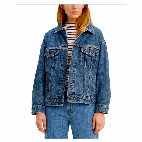 LEVI’S DAD TRUCKER JACKET NWT SIZE L - Picture 2 of 7